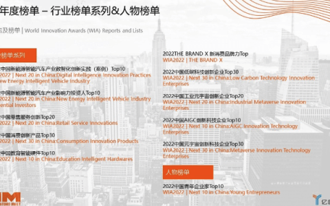 WIM2022创新者年会开幕在即，共赴前沿产业科技创新盛宴