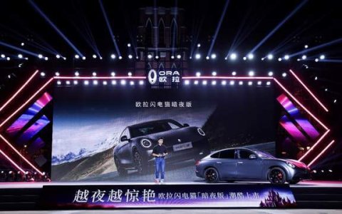 越夜越惊艳 欧拉闪电猫暗夜版上市 打造纯电轿跑新标杆