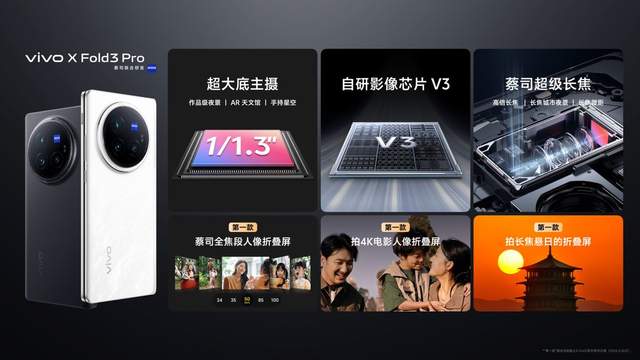 轻薄创纪录 vivo X Fold3系列旗舰折叠新品正式发布