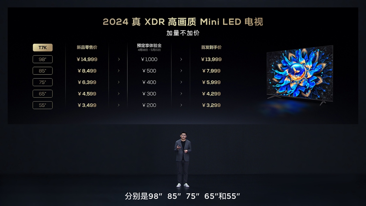 TCL再发3款王炸级Mini LED电视新品，Q10K、Q10K Pro和T7K向影音爱好者致敬