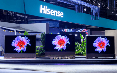 一季度海信系电视蝉联全球第二，领跑全球百吋大屏电视市场