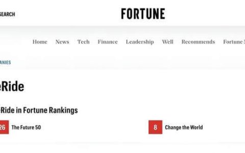 全球Robotaxi第一股文远知行荣登《财富》未来50强榜单