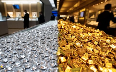 钻石VS黄金，冰火两重天