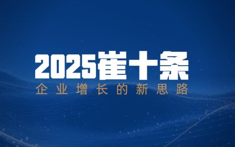 「2025崔十条」: 企业增长的新思路