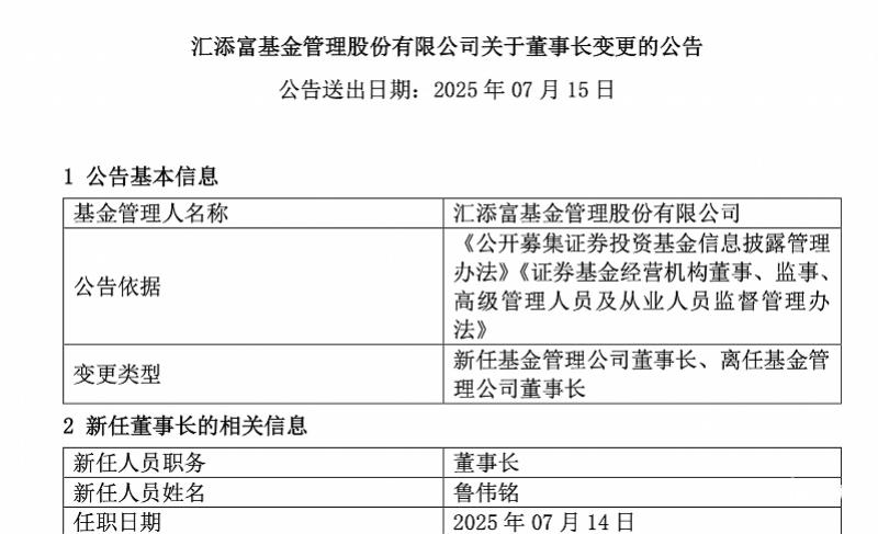 汇添富基金进入「鲁伟铭」时代，新帅能否兑现「添富」使命？
