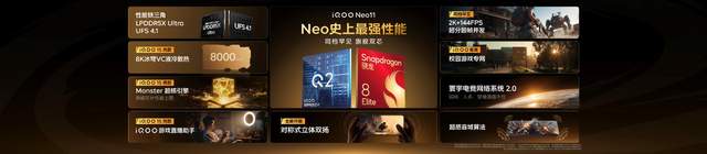2K屏双芯游戏神机 “超神标准版”iQOO Neo11 2599元起售