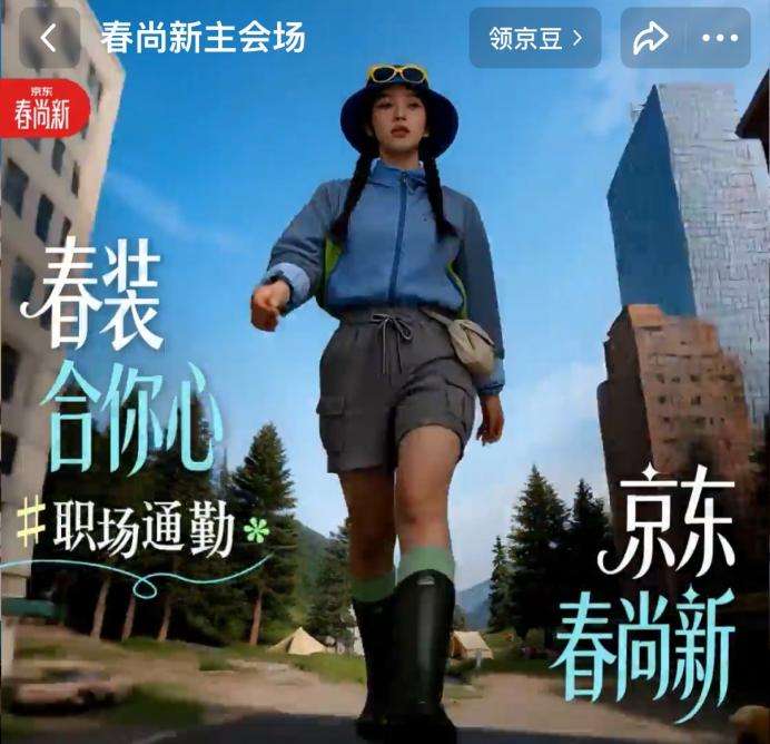 不用进店也能试遍春装？京东“春尚新”AI换装 海量品牌新款随心试