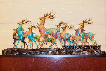 熔铜艺术20周年,朱炳仁铜艺双璧入驻人民大会堂