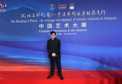 朱炳仁应邀与德国前总统文化交流,熔铜作品《情深和鸣》被收藏