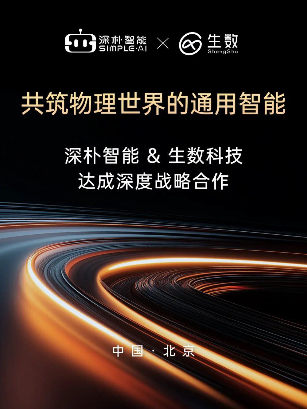 深朴智能与生数科技达成深度战略合作，共筑物理世界的通用智能