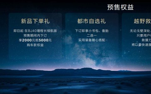 经典之上再启新程！BJ40增程长续航版预售价21.48万元！