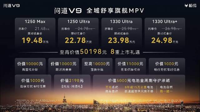 不止旗舰实力,更懂用户所需,19.48万起极狐问道V9重磅上市