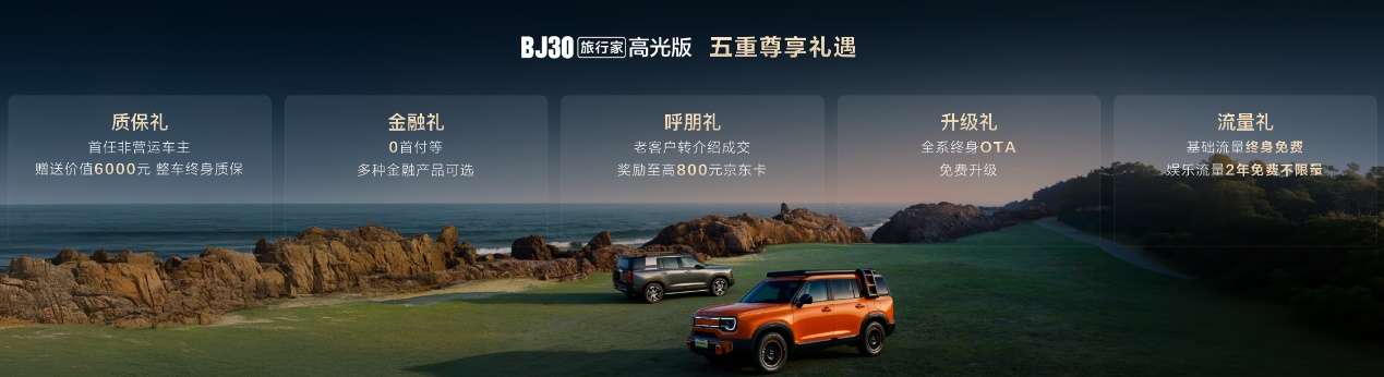 央视直播见证真实品质!BJ30旅行家全系超级置换价6.99万起