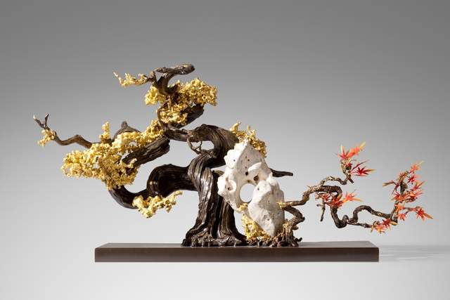 “熔颜”绽江南 熔铜艺术二十周年,朱炳仁朱军岷首度联展无锡启幕