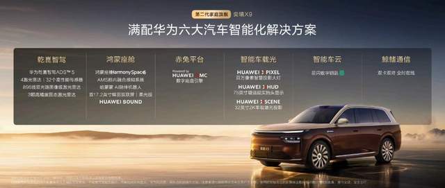 奕境X9正式上市限时优惠价27.98万元起,满配华为乾崑全栈智能