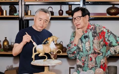 非遗×AI，数贸会上演东方美学，朱炳仁·铜的破圈启示录