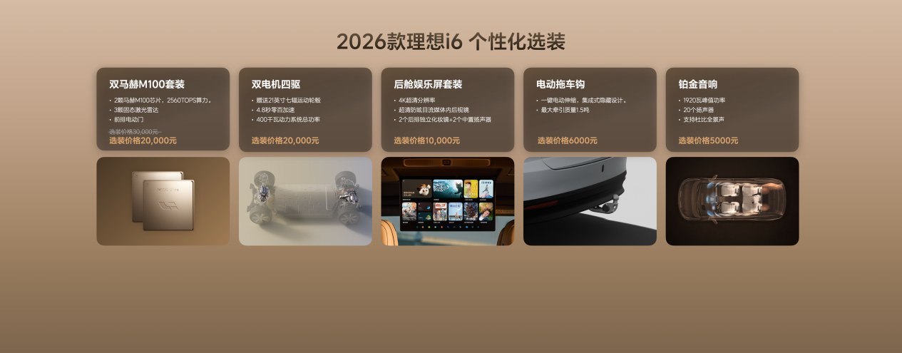 2026款理想i6正式发布,全国统一零售价24.98万元